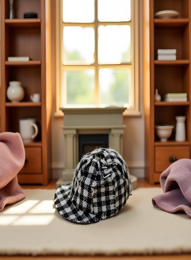 Wentoenapp 1/12 Miniature Cap Hat Dollhouse Decoration Accessories, Décor, Decorations - Image 2